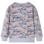 Kinder-Sweatshirt Grau Melange 128 Kinder-Sweatshirt Grau Melange 128
