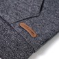 Kinder-Kapuzenpullover mit Reißverschluss Grau Melange 128 Kinder-Kapuzenpullover mit Reißverschluss Grau Melange 128