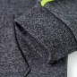 Kinder-Kapuzenpullover mit Reißverschluss Grau Melange 128 Kinder-Kapuzenpullover mit Reißverschluss Grau Melange 128