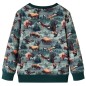 Kinder-Sweatshirt Dunkelgrün 128 Kinder-Sweatshirt Dunkelgrün 128