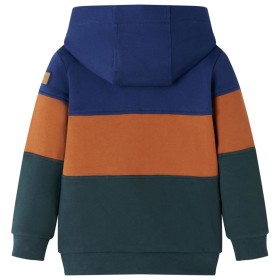 Kinder-Kapuzenpullover mit Reißverschluss 104
