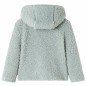 Kinder-Kapuzenjacke Teddy-Kunstpelz Minzgrün 116 Kinder-Kapuzenjacke Teddy-Kunstpelz Minzgrün 116