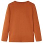 Kinder-Langarmshirt Dunkelorange 92 Kinder-Langarmshirt Dunkelorange 92
