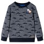 Kinder-Sweatshirt Marineblau Melange 104 Kinder-Sweatshirt Marineblau Melange 104