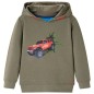 Kinder-Kapuzenpullover Khaki 104 Kinder-Kapuzenpullover Khaki 104