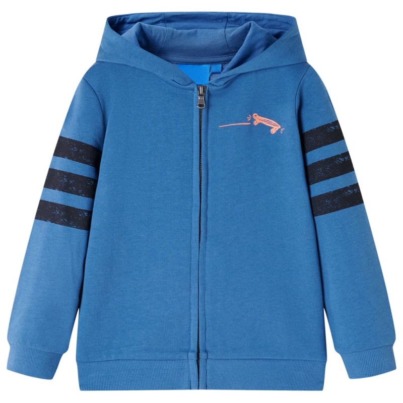 Kinder-Kapuzenpullover Blau 116 Kinder-Kapuzenpullover Blau 116