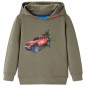 Kinder-Kapuzenpullover Khaki 128 Kinder-Kapuzenpullover Khaki 128