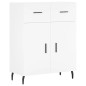 Highboard Weiß 69,5x34x180 cm Holzwerkstoff Highboard Weiß 69,5x34x180 cm Holzwerkstoff