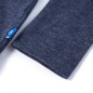 Kinder-Langarmshirt Dunkelblau Melange 128 Kinder-Langarmshirt Dunkelblau Melange 128