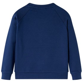 Kinder-Sweatshirt Marineblau 128