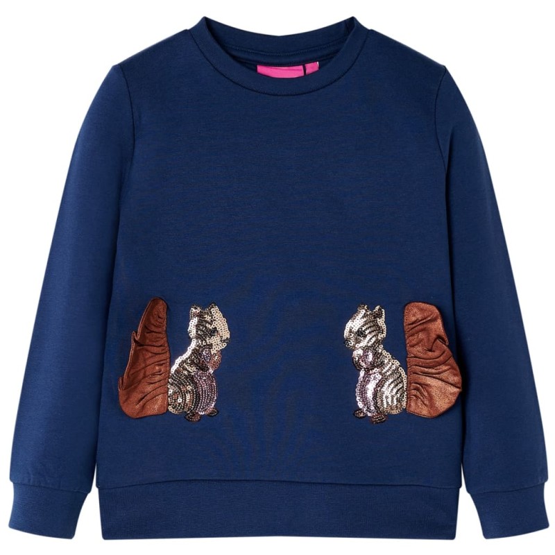 Kinder-Sweatshirt Marineblau 116 Kinder-Sweatshirt Marineblau 116