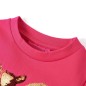 Kinder-Sweatshirt Knallrosa 128 Kinder-Sweatshirt Knallrosa 128
