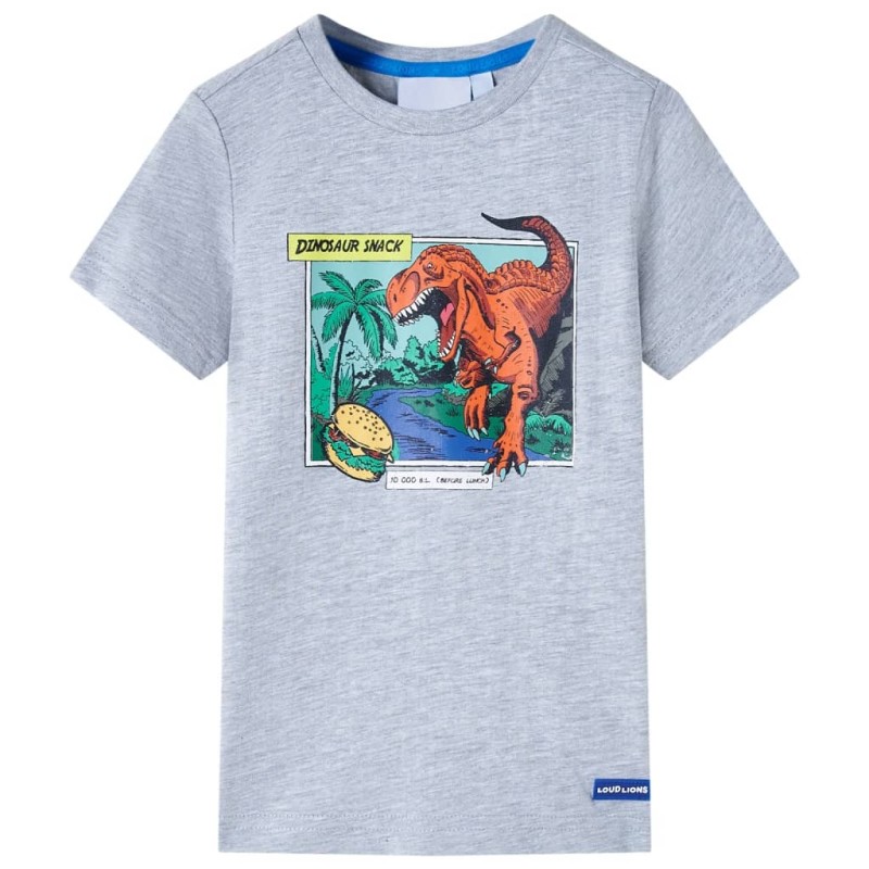 Kinder-T-Shirt Grau 92 Kinder-T-Shirt Grau 92