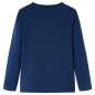 Kinder-Langarmshirt Marineblau 116 Kinder-Langarmshirt Marineblau 116