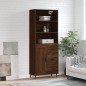 vidaXL Highboard Braun Eichen-Optik 69,5x34x180 cm Holzwerkstoff vidaXL Highboard Braun Eichen-Optik 69,5x34x180 cm Holzwerkstoff