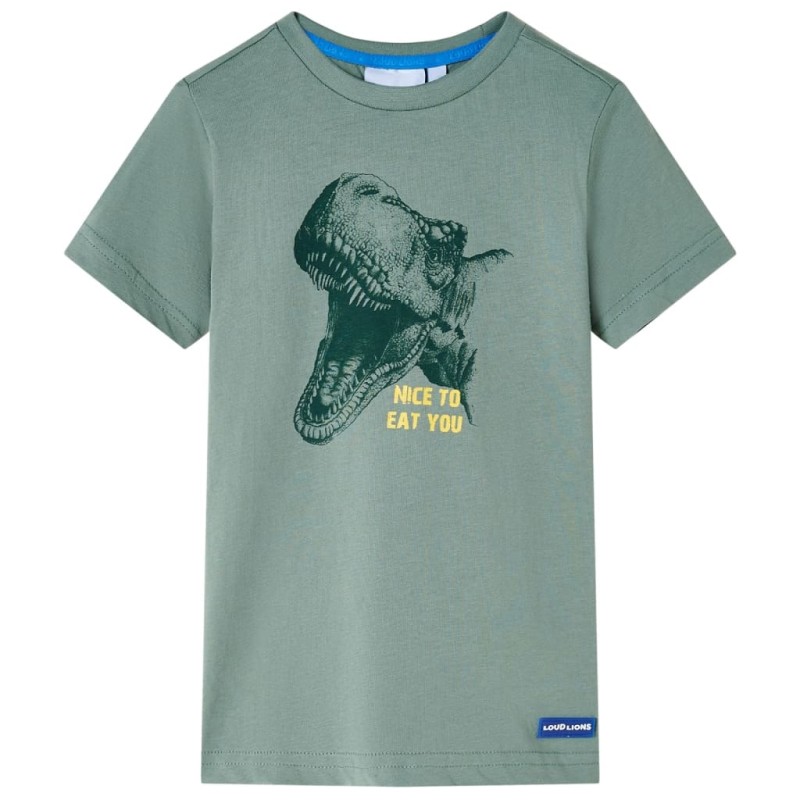 Kinder-T-Shirt Khaki 140 Kinder-T-Shirt Khaki 140