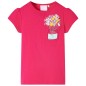 Kinder-T-Shirt Knallrosa 128 Kinder-T-Shirt Knallrosa 128