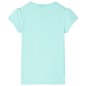 Kinder-T-Shirt Helles Minzgrün 140 Kinder-T-Shirt Helles Minzgrün 140