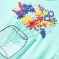 Kinder-T-Shirt Helles Minzgrün 140 Kinder-T-Shirt Helles Minzgrün 140