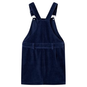 Kinder-Latzkleid Cord Marineblau 92