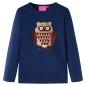 Kinder-Langarmshirt Marineblau 140 Kinder-Langarmshirt Marineblau 140