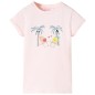Kinder-T-Shirt Zartrosa 128 Kinder-T-Shirt Zartrosa 128