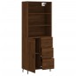 vidaXL Highboard Braun Eichen-Optik 69,5x34x180 cm Holzwerkstoff vidaXL Highboard Braun Eichen-Optik 69,5x34x180 cm Holzwerkstoff