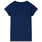 Kinder-T-Shirt Marineblau 116 Kinder-T-Shirt Marineblau 116