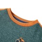 Kinder-Sweatshirt Dunkelgrün Melange 128 Kinder-Sweatshirt Dunkelgrün Melange 128