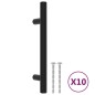 vidaXL Möbelgriffe 10 Stk. Schwarz 96 mm Edelstahl vidaXL Möbelgriffe 10 Stk. Schwarz 96 mm Edelstahl