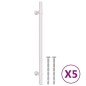 vidaXL Möbelgriffe 5 Stk. Silbern 192 mm Edelstahl vidaXL Möbelgriffe 5 Stk. Silbern 192 mm Edelstahl