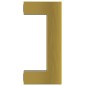 vidaXL Möbelgriffe 20 Stk. Golden 64 mm Edelstahl vidaXL Möbelgriffe 20 Stk. Golden 64 mm Edelstahl