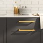 vidaXL Möbelgriffe 20 Stk. Golden 224 mm Edelstahl vidaXL Möbelgriffe 20 Stk. Golden 224 mm Edelstahl