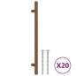 vidaXL Möbelgriffe 20 Stk. Bronzen 192 mm Edelstahl vidaXL Möbelgriffe 20 Stk. Bronzen 192 mm Edelstahl