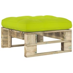 Garten-Palettenhocker Grün Imprägniertes Kiefernholz