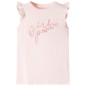 Kinder-T-Shirt mit Rüschenärmeln Zartrosa 92 Kinder-T-Shirt mit Rüschenärmeln Zartrosa 92