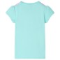 Kinder-T-Shirt Helles Minzgrün 140 Kinder-T-Shirt Helles Minzgrün 140
