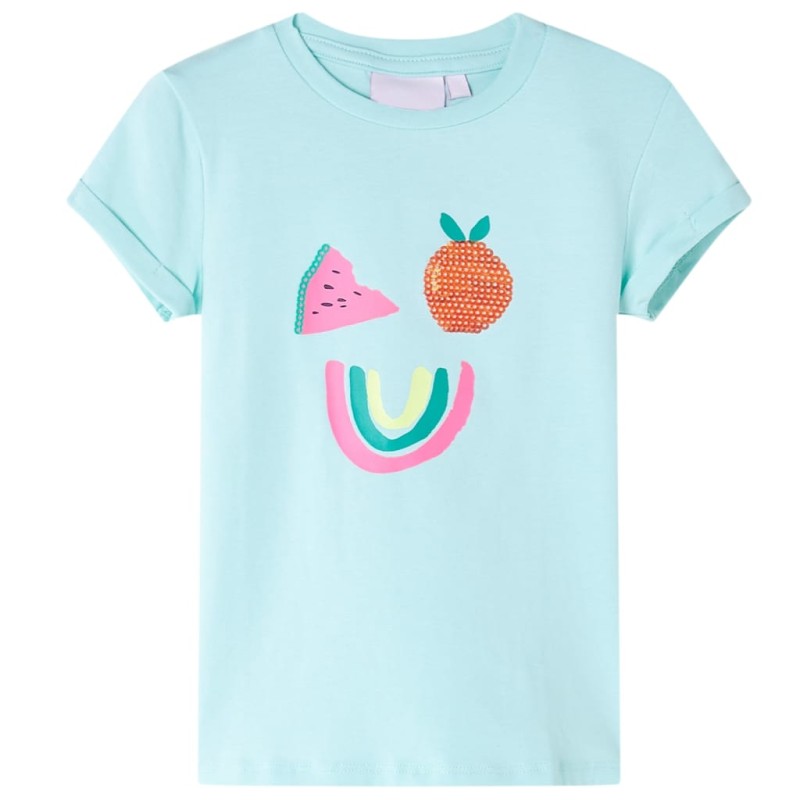 Kinder-T-Shirt Hellblau 92 Kinder-T-Shirt Hellblau 92