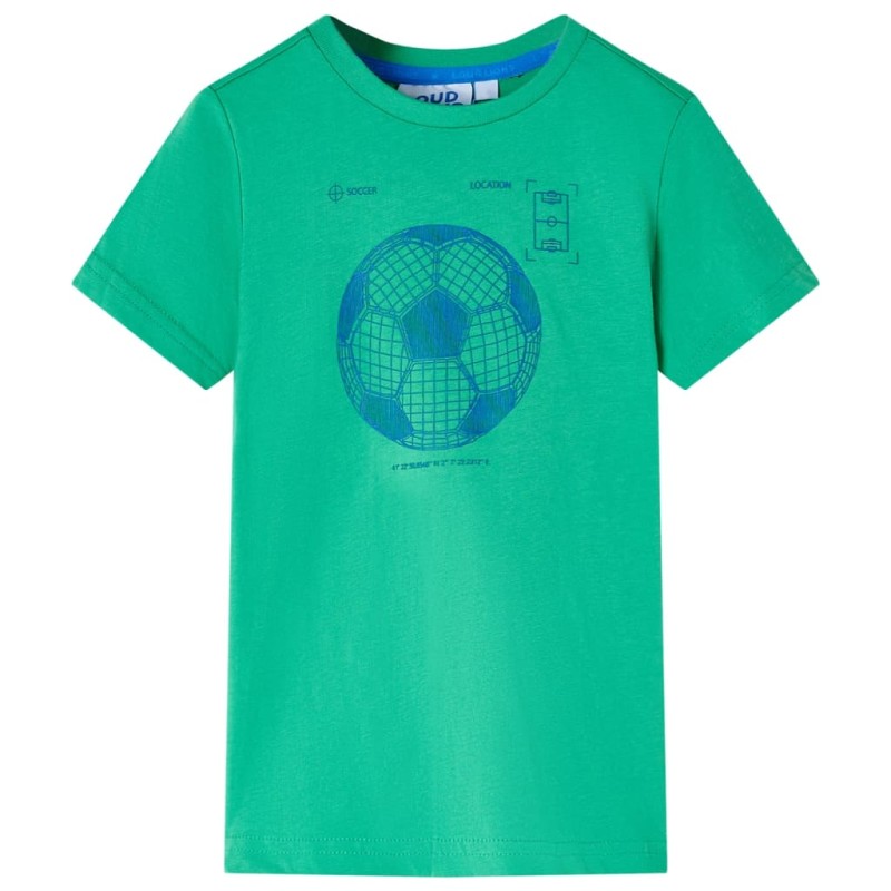 Kinder-T-Shirt Grün 128 Kinder-T-Shirt Grün 128