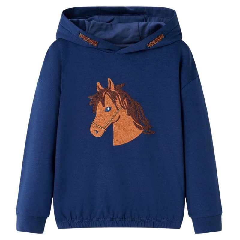 Kinder-Kapuzenpullover Marineblau 92 Kinder-Kapuzenpullover Marineblau 92