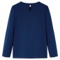 Kinder-Langarmshirt Marineblau 104 Kinder-Langarmshirt Marineblau 104