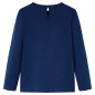 Kinder-Langarmshirt Marineblau 128 Kinder-Langarmshirt Marineblau 128