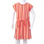 Kinderkleid mit Kordelzug Rosa und Rot 116 Kinderkleid mit Kordelzug Rosa und Rot 116