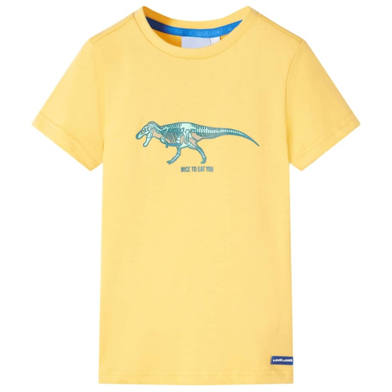 Kinder-T-Shirt Helles Ocker 104 Kinder-T-Shirt Helles Ocker 104