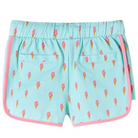 Kindershorts mit Kordelzug Helles Minzgrün 92