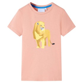 Kinder-T-Shirt Hellorange 104