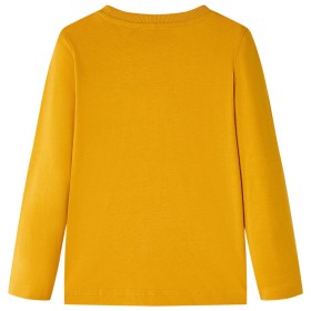 Kinder-Langarmshirt Ocker 116
