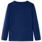Kinder-Langarmshirt Marineblau 116 Kinder-Langarmshirt Marineblau 116