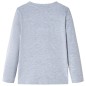 Kinder-Langarmshirt Grau Melange 140 Kinder-Langarmshirt Grau Melange 140