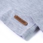 Kinder-Langarmshirt Grau Melange 140 Kinder-Langarmshirt Grau Melange 140